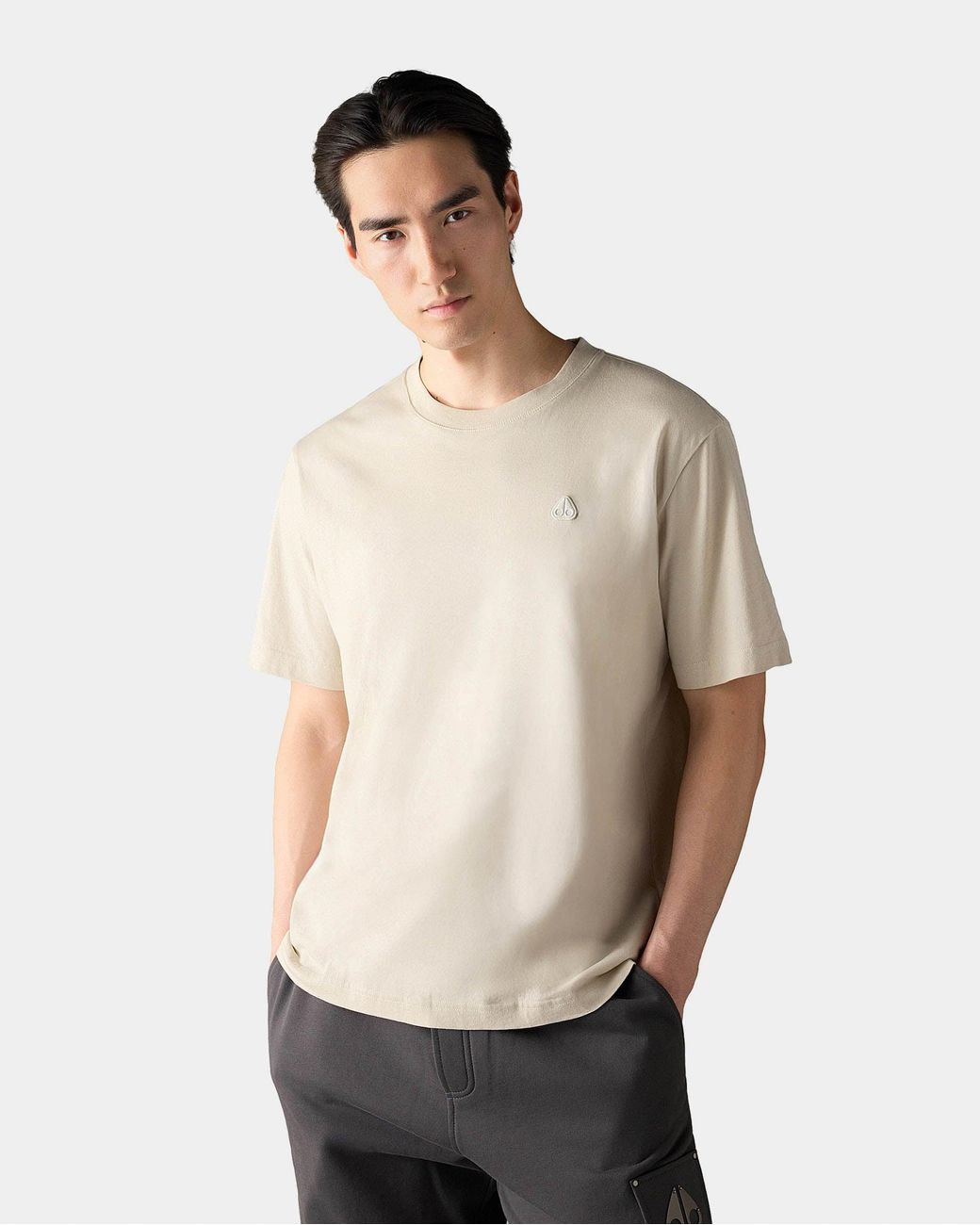 Moose Knuckles Natural Yul Classic T-Shirt for men