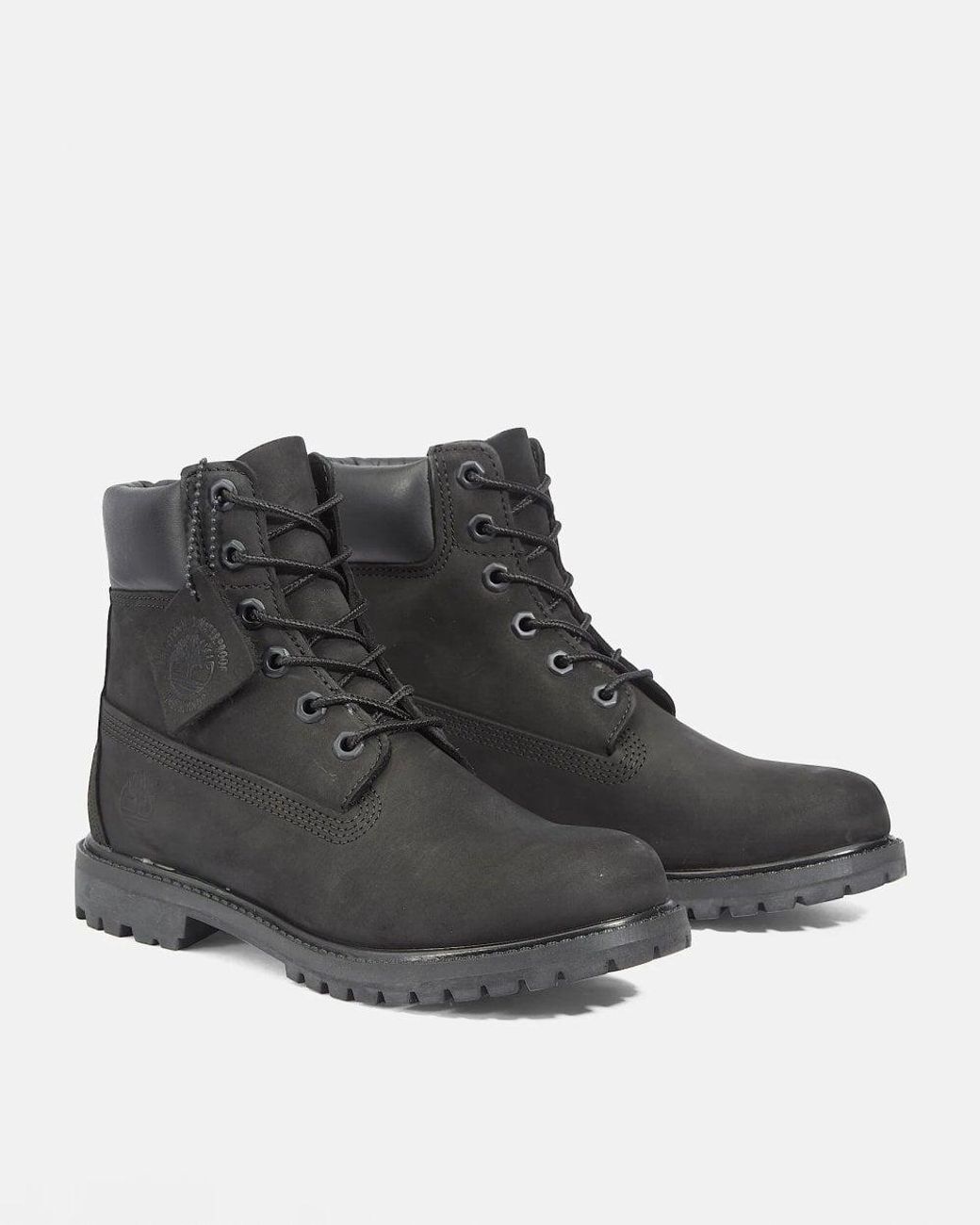 Timberland Black Premium 6 Inch Waterproof Boots