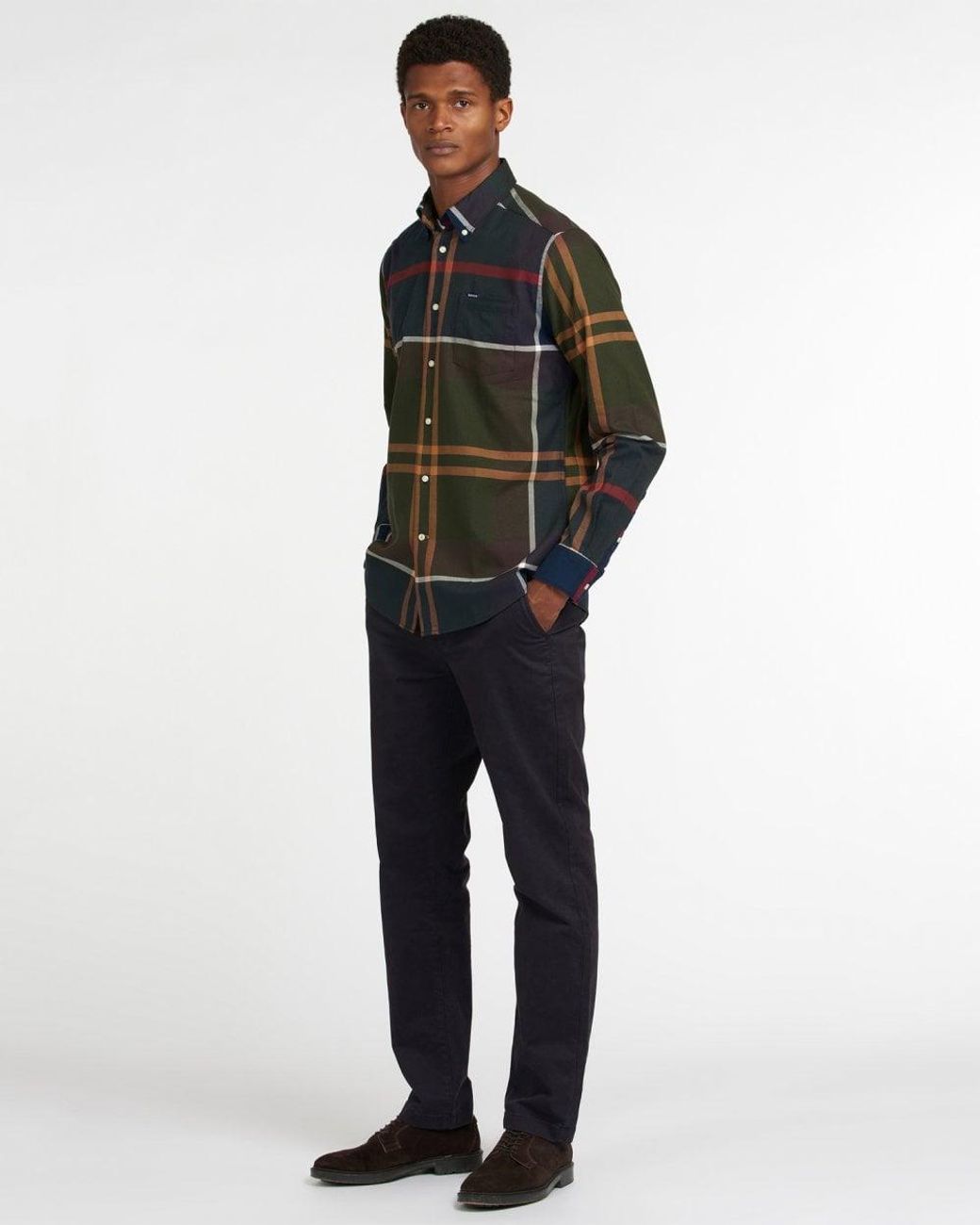 Barbour Black Dunoon Tailored Shirt for men