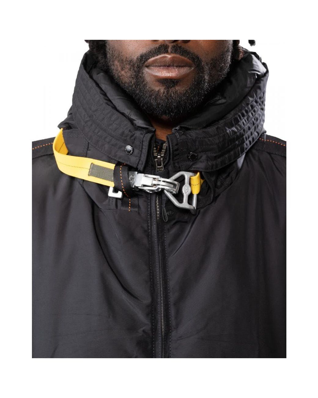 Parajumpers Gobi Core logo-patch hooded jacket - Black