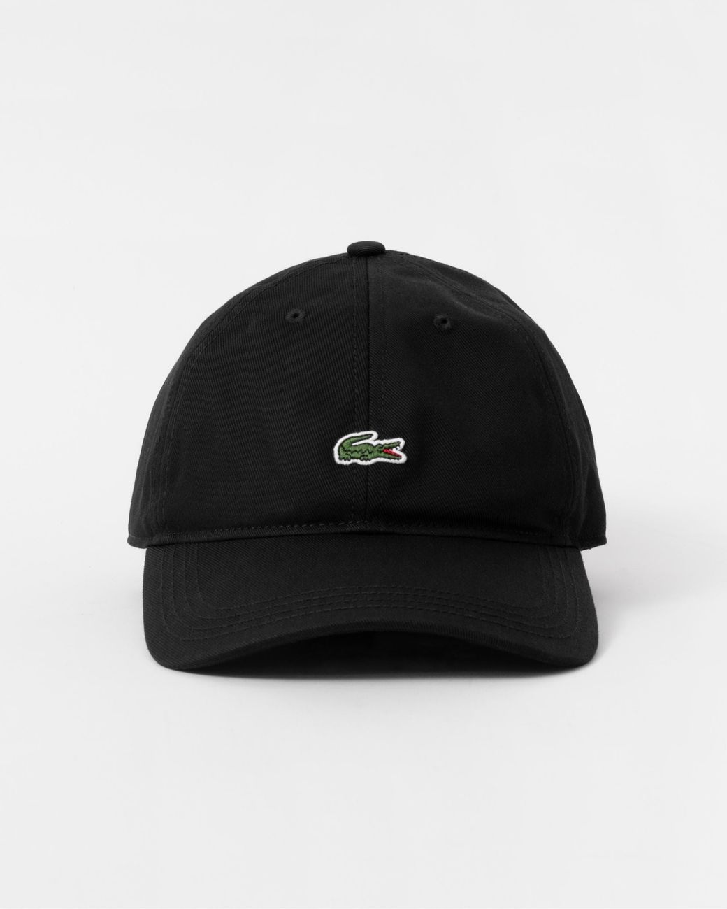 Lacoste Black Organic Cotton Twill Cap for men