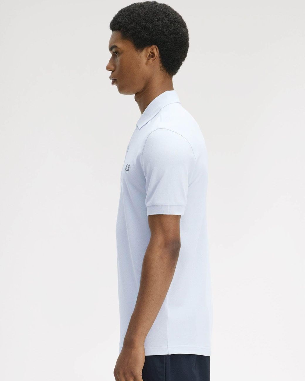 Fred Perry White Plain Signature Polo Shirt for men