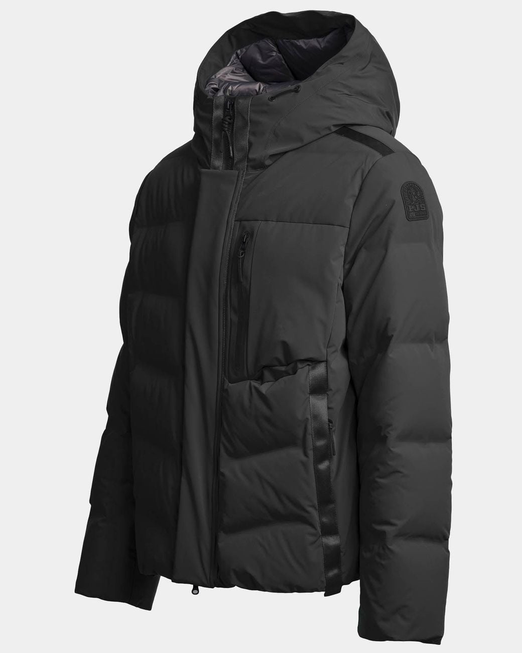 Parajumpers Black Taiga 2.0 Hooded Down Jacket for men