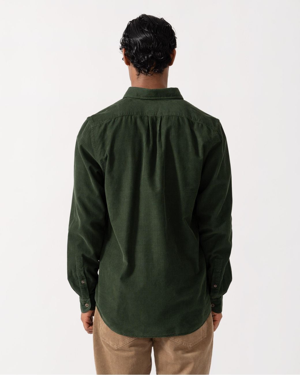 Paul Smith Green Ps Long Sleeve Corduroy Shirt for men