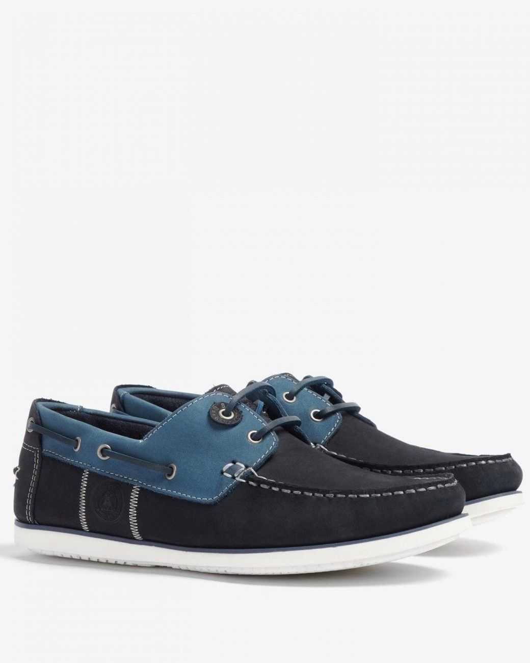 Barbour Blue Wake Boat Shoes for men