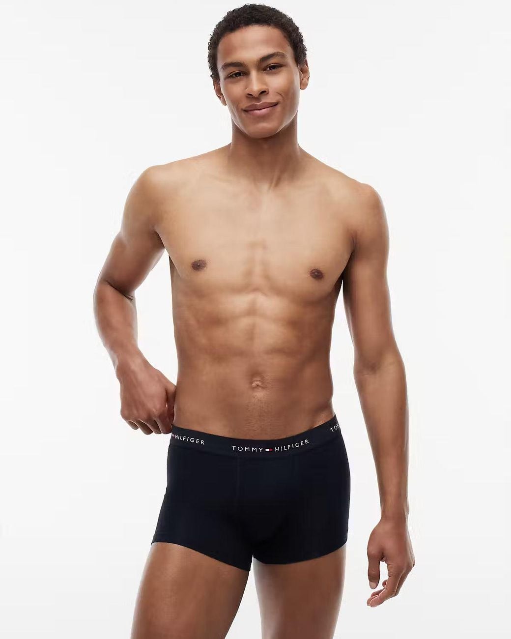 Tommy Hilfiger Blue 3-Pack Logo Waistband Trunks for men