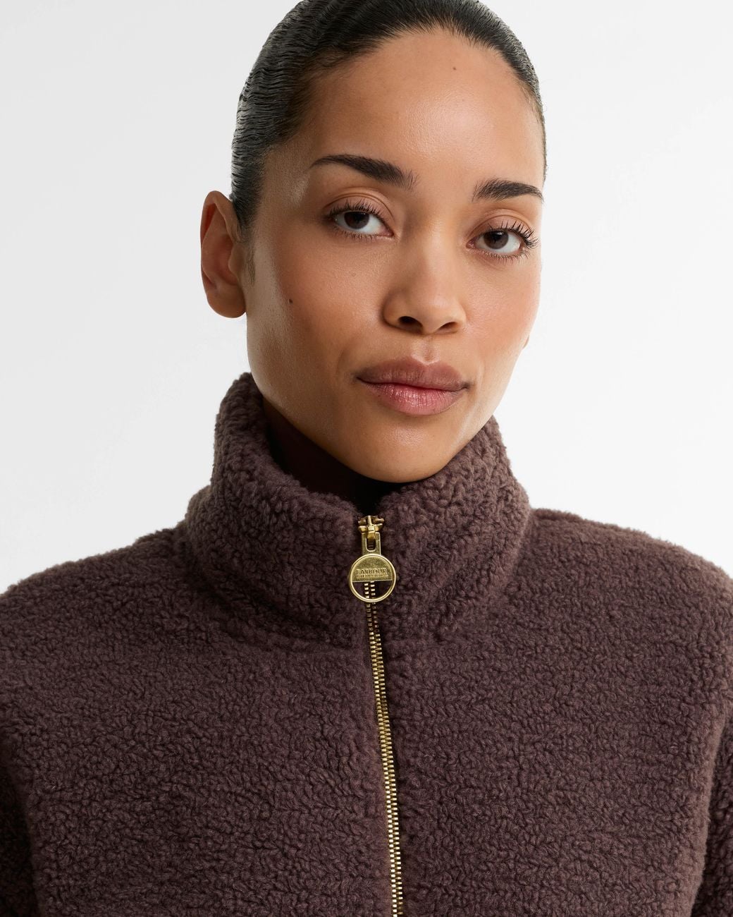 Barbour Brown Gea Fleece