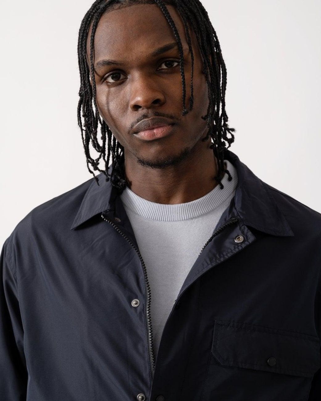 ARMANI EXCHANGE Blue Overshirt for men