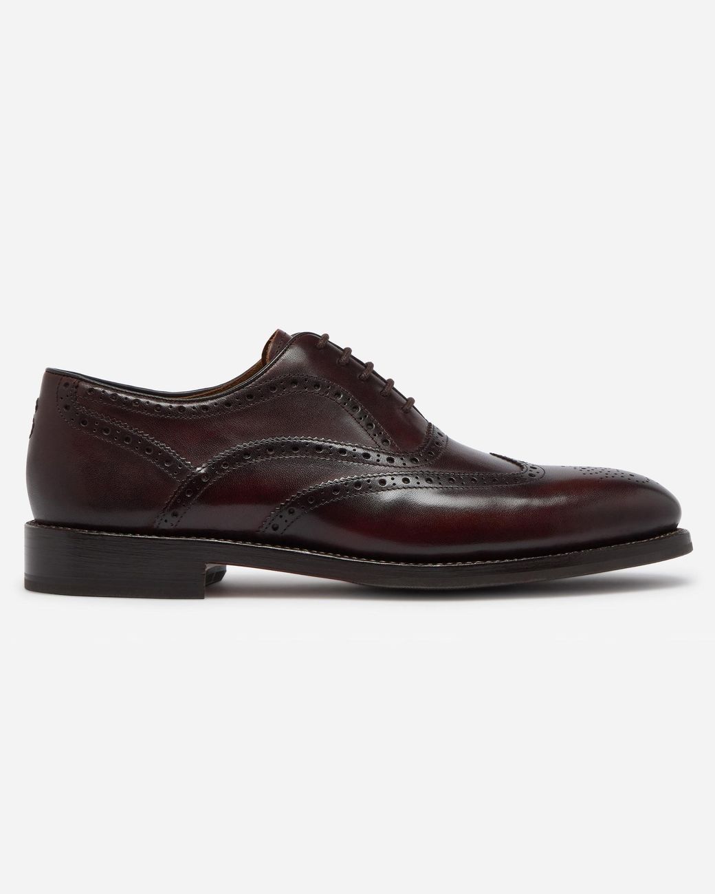 Oliver Sweeney Brown Hunstanton Hand Antiqued Calf Leather Oxford Shoes for men