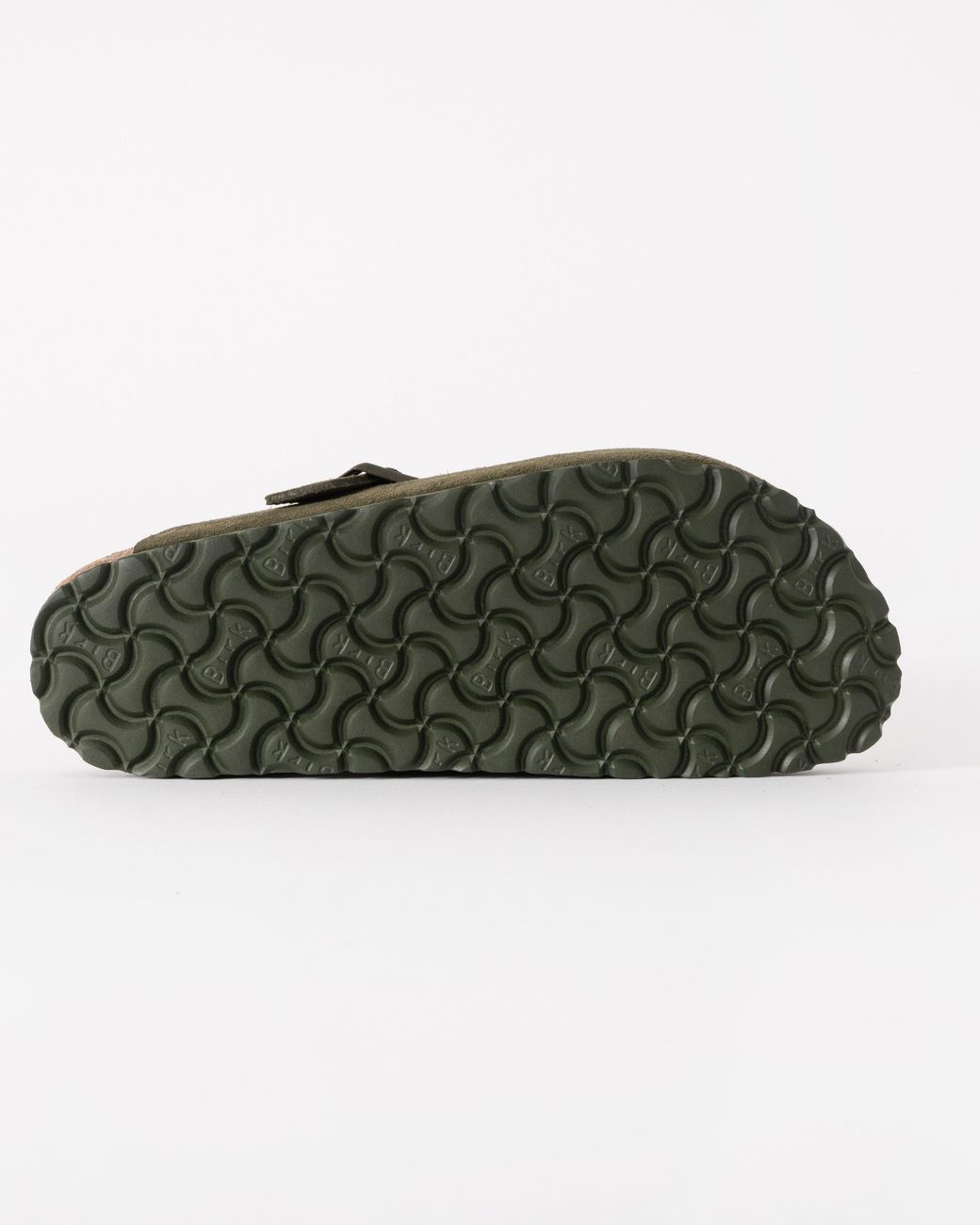 Birkenstock Green Boston Suede Leather Clogs