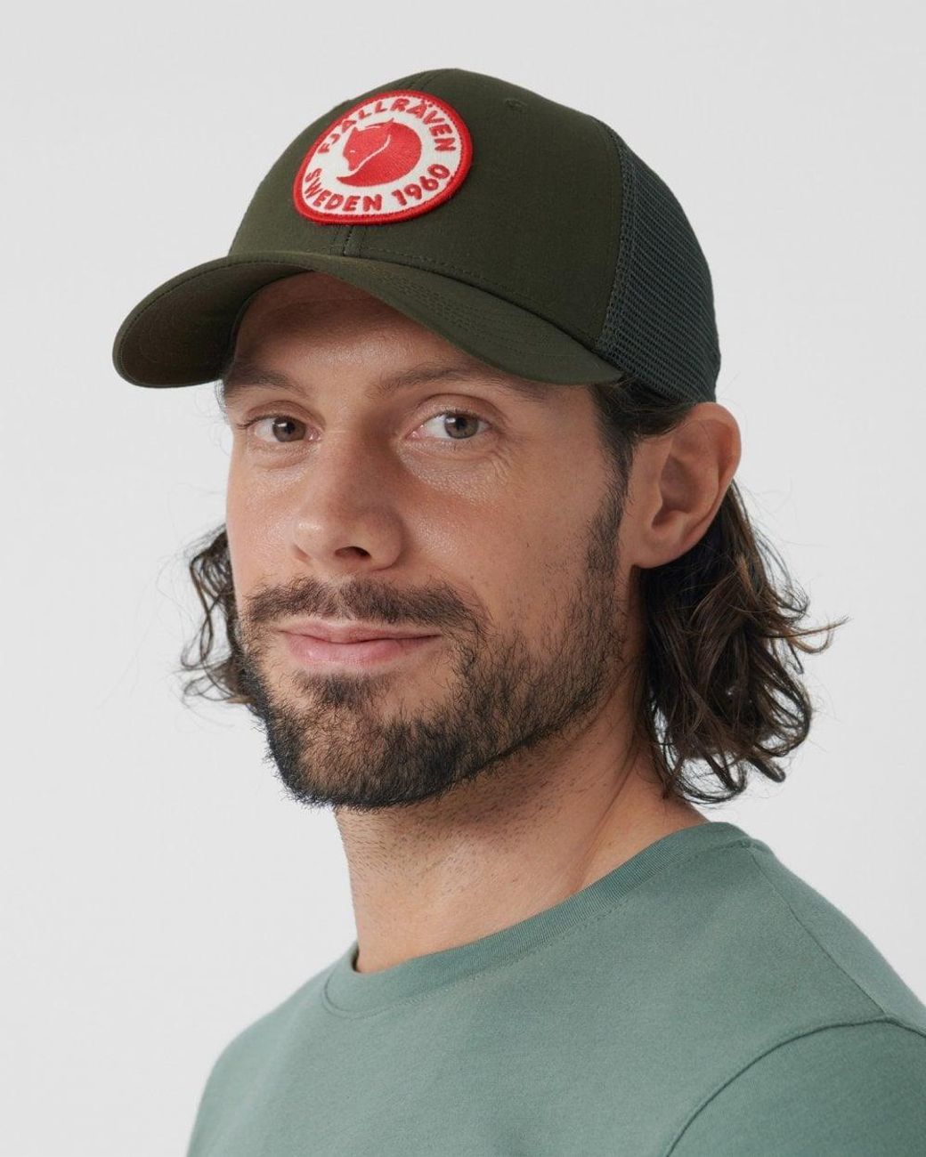 Fjallraven Green 1960 Logo Langtradarkeps