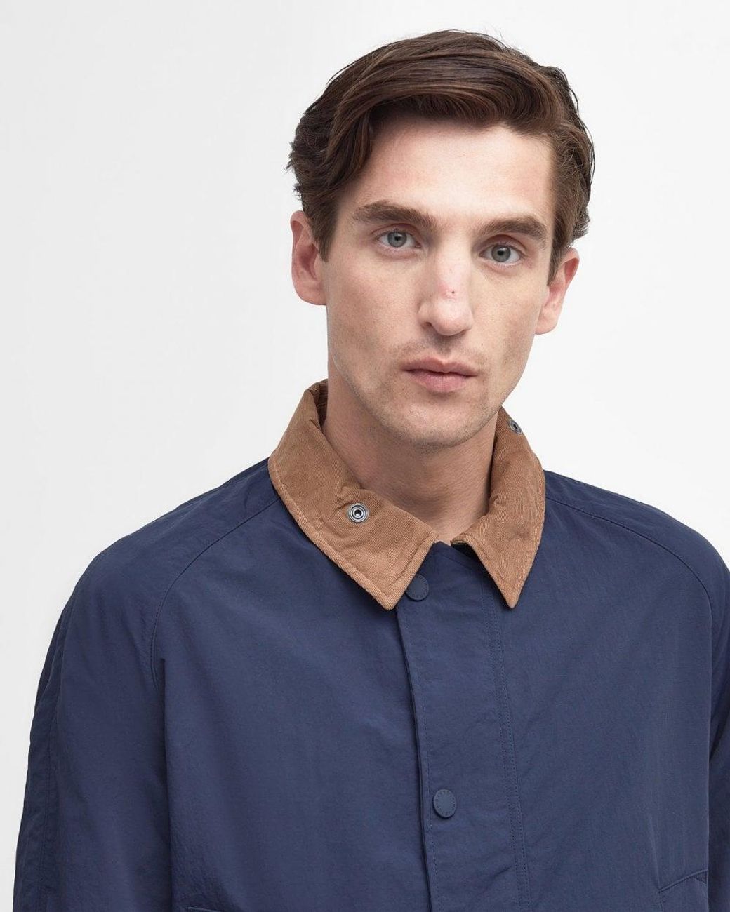 Barbour Blue Ashby Showerproof Jacket for men