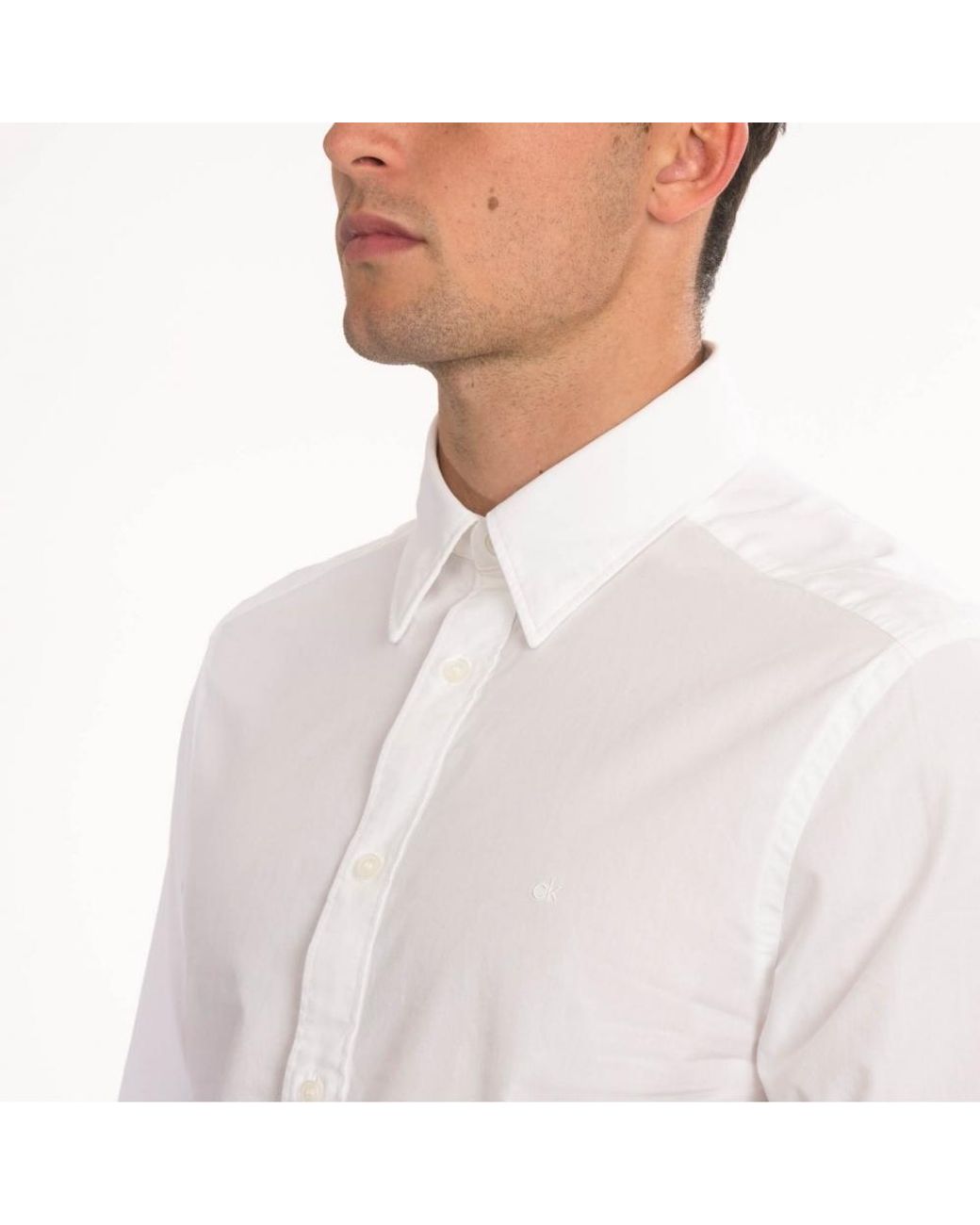 Calvin Klein Hidden Button Down Shirt 