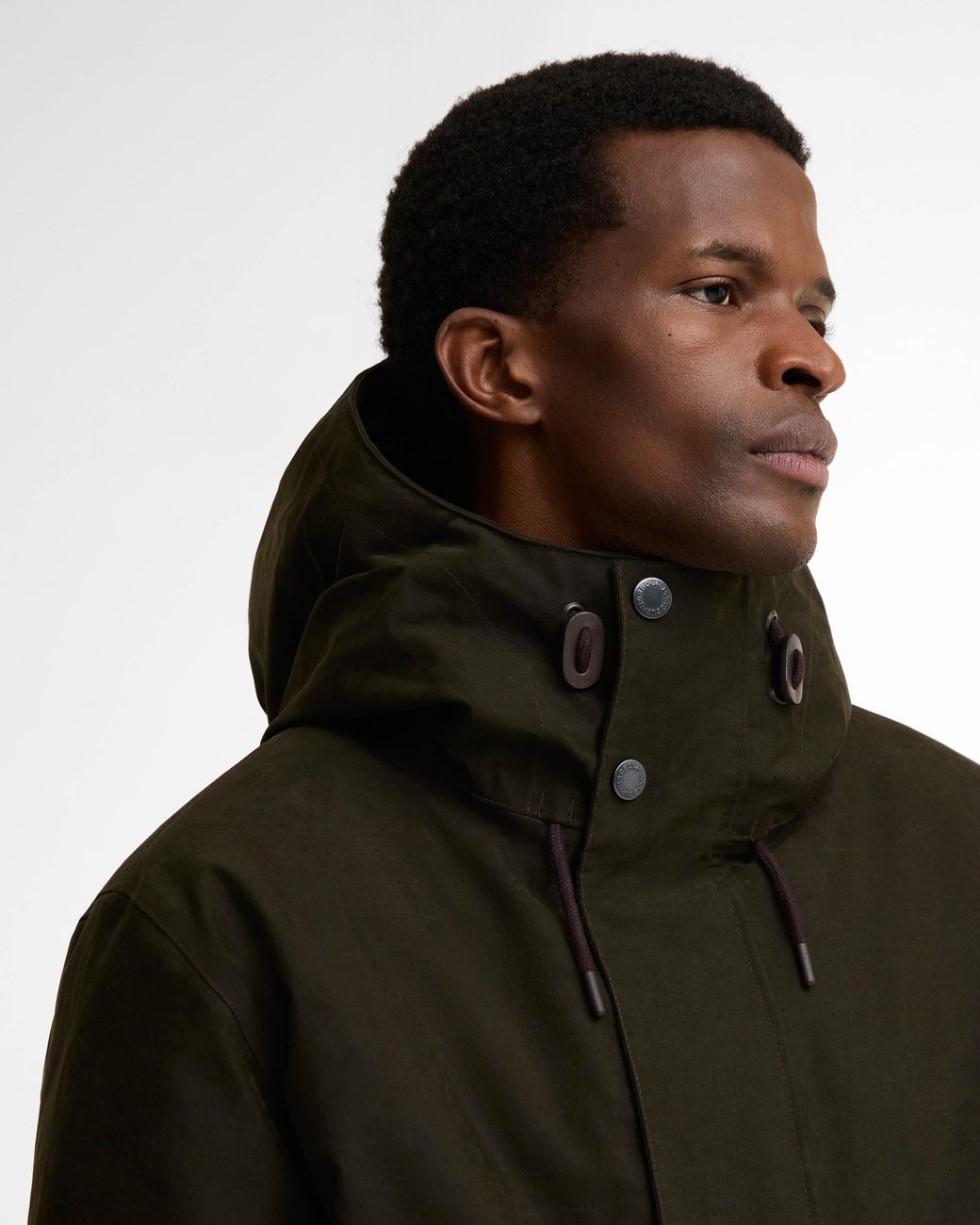 Barbour Black Northfield Winter Waterproof Parka for men