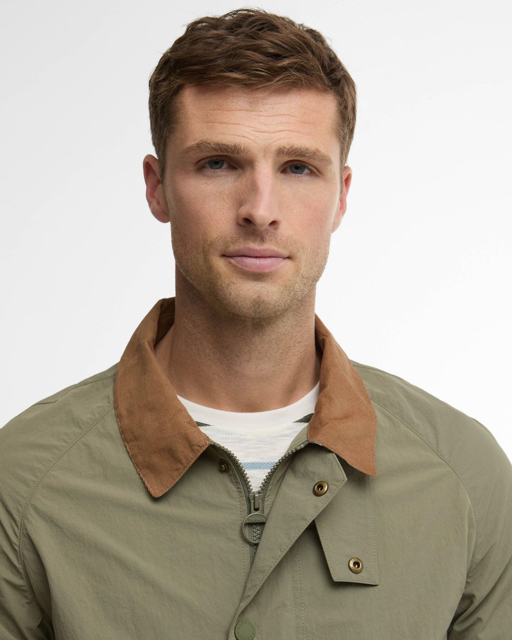 Barbour Green Tracker Showerproof Jacket for men