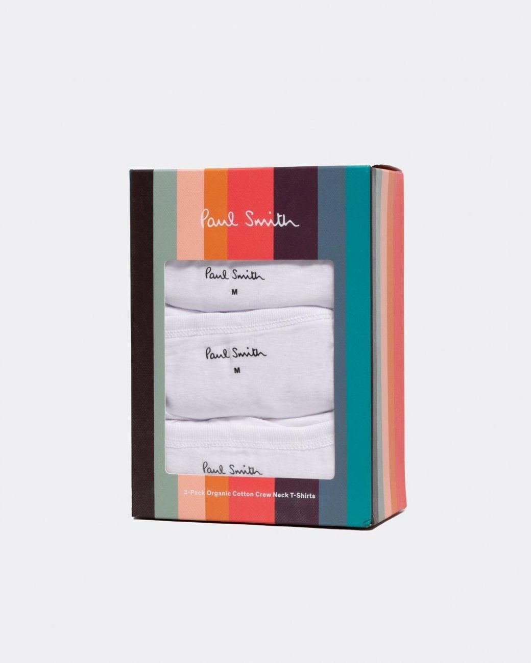 Paul Smith White 3 Pack Script Logo T-Shirts for men