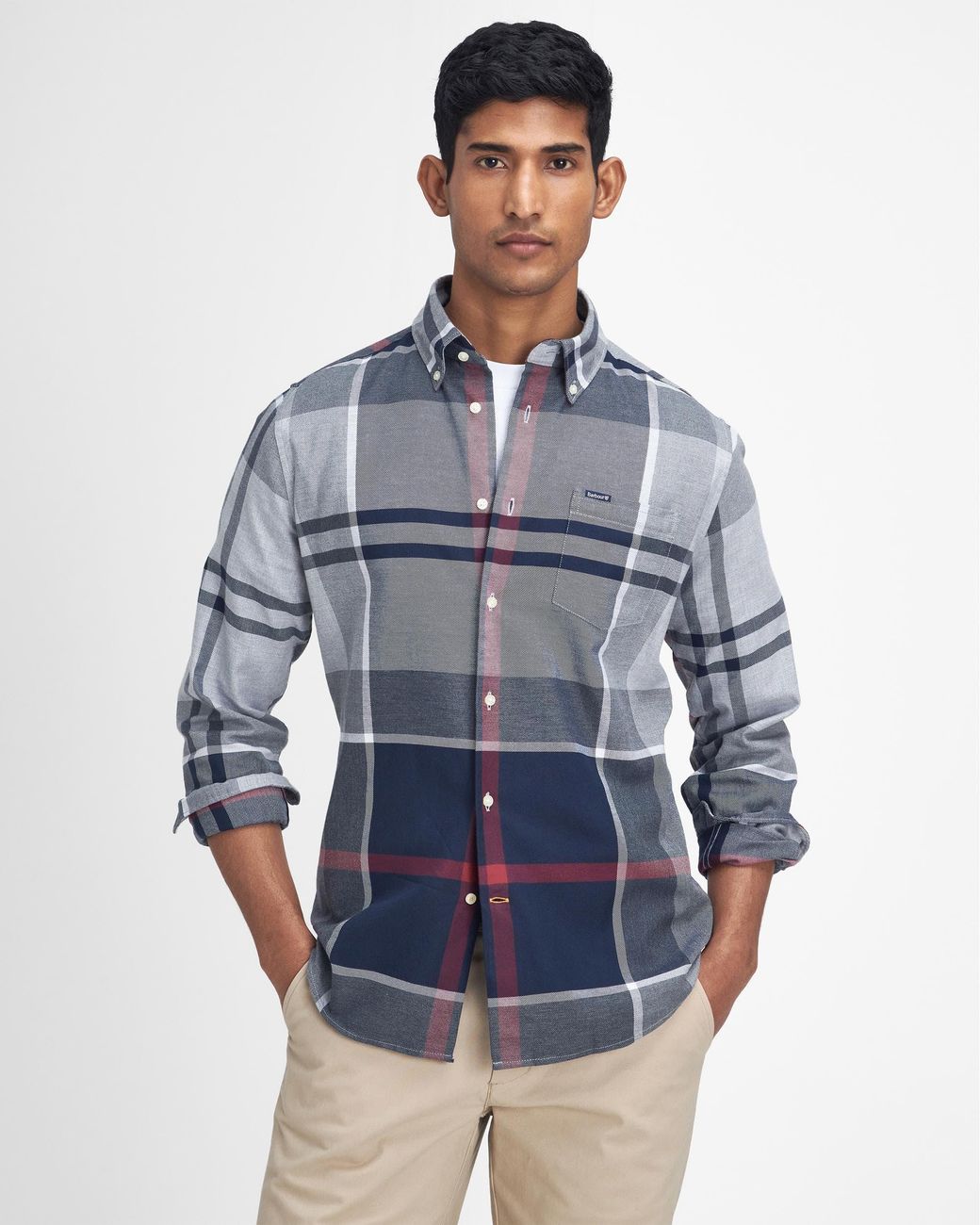 Barbour Blue Dunoon Tailored Shirt for men