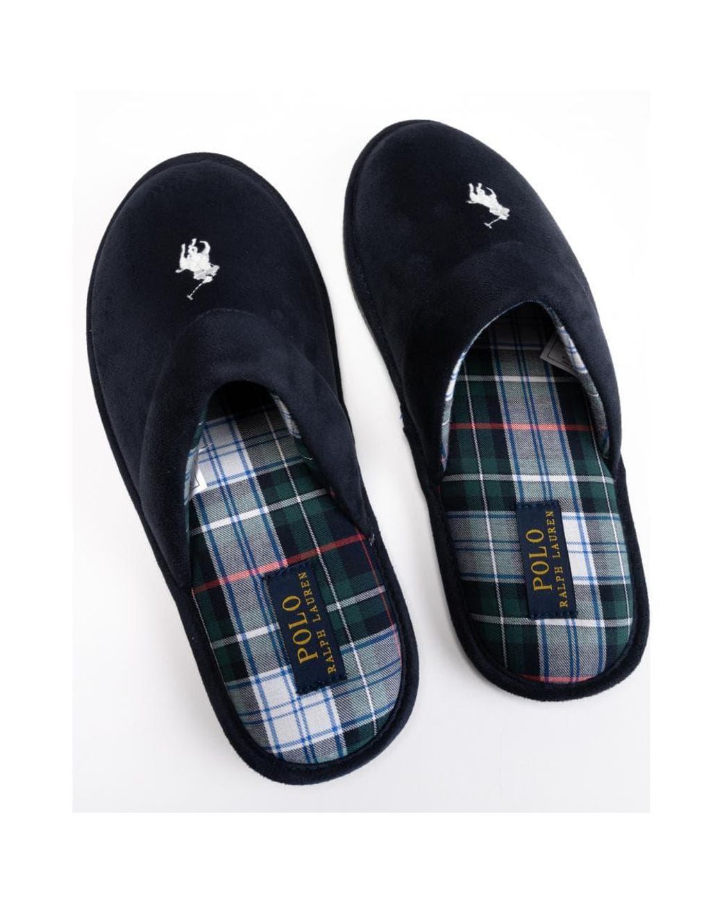 Polo Ralph Lauren Klarence Snuff Microsuede Slippers in Blue for Men | Lyst  Canada