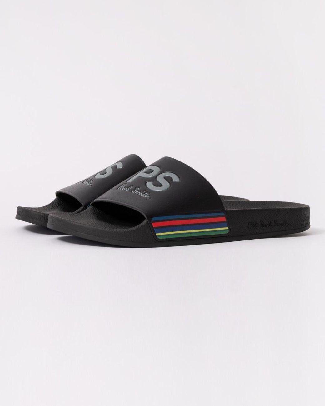 Paul Smith Black Zed Sports Stripe Sandals for men