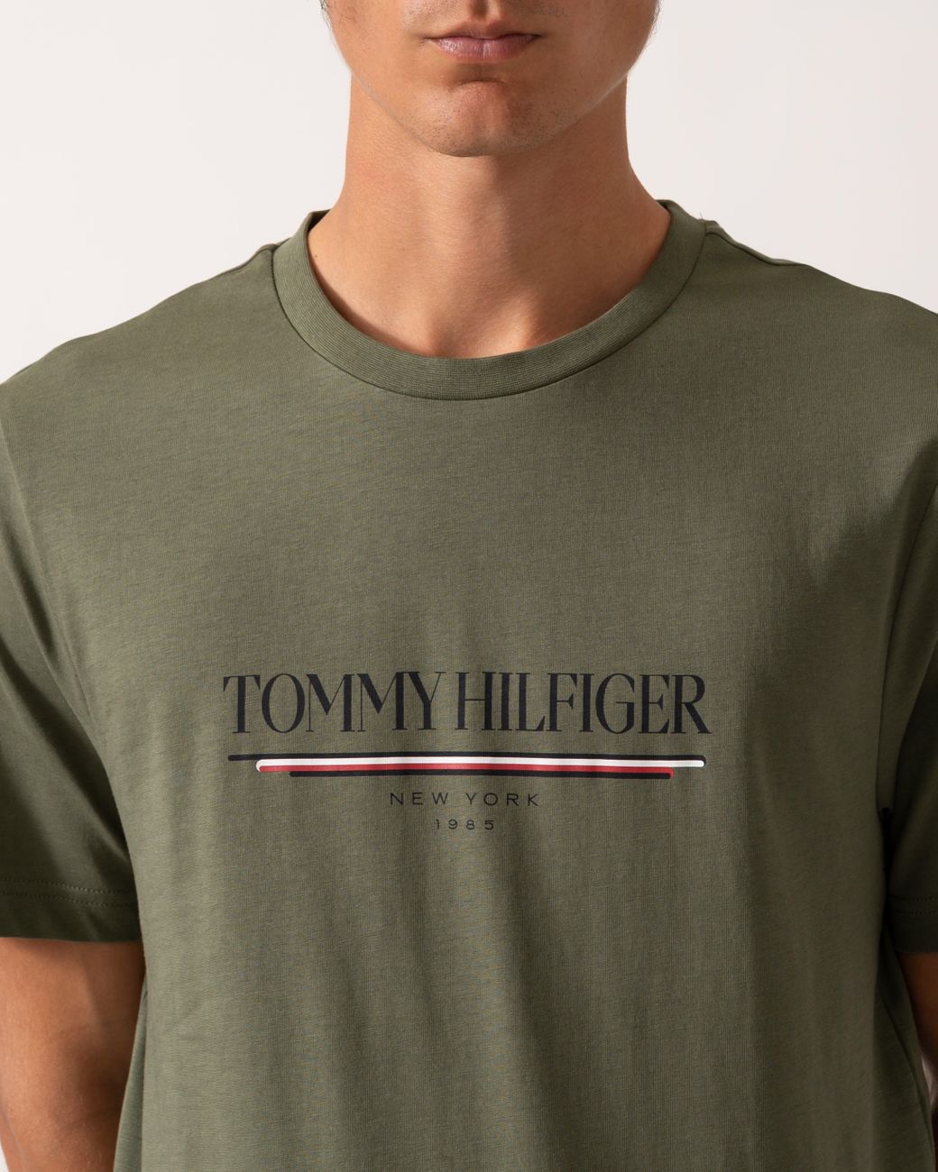 Tommy Hilfiger Green Brand Love Hilfiger Tee for men