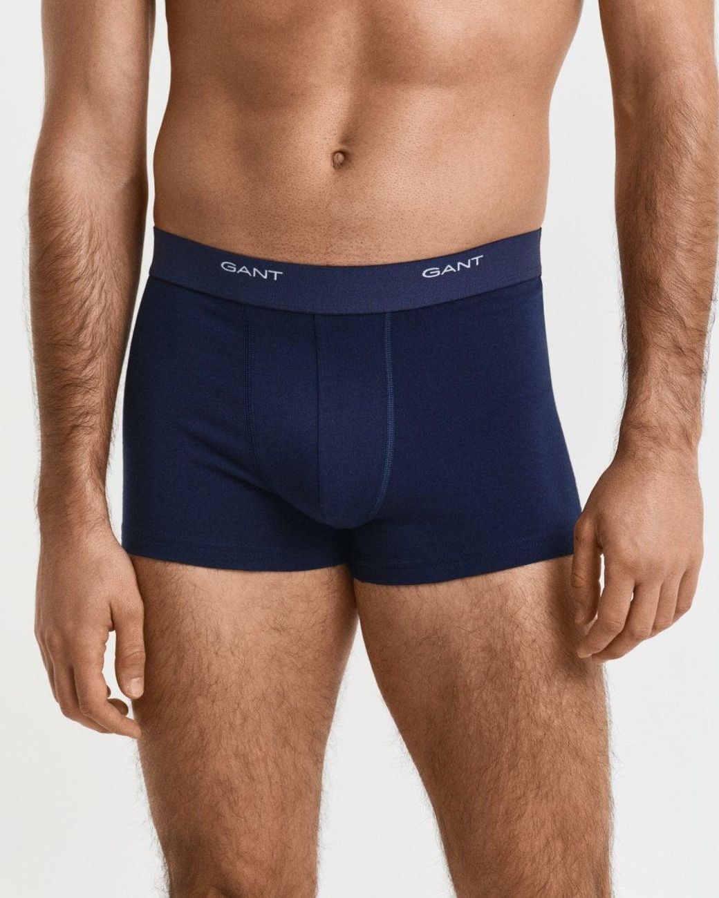 Gant Blue 3-pack Core Trunks With Logo Waistband for men