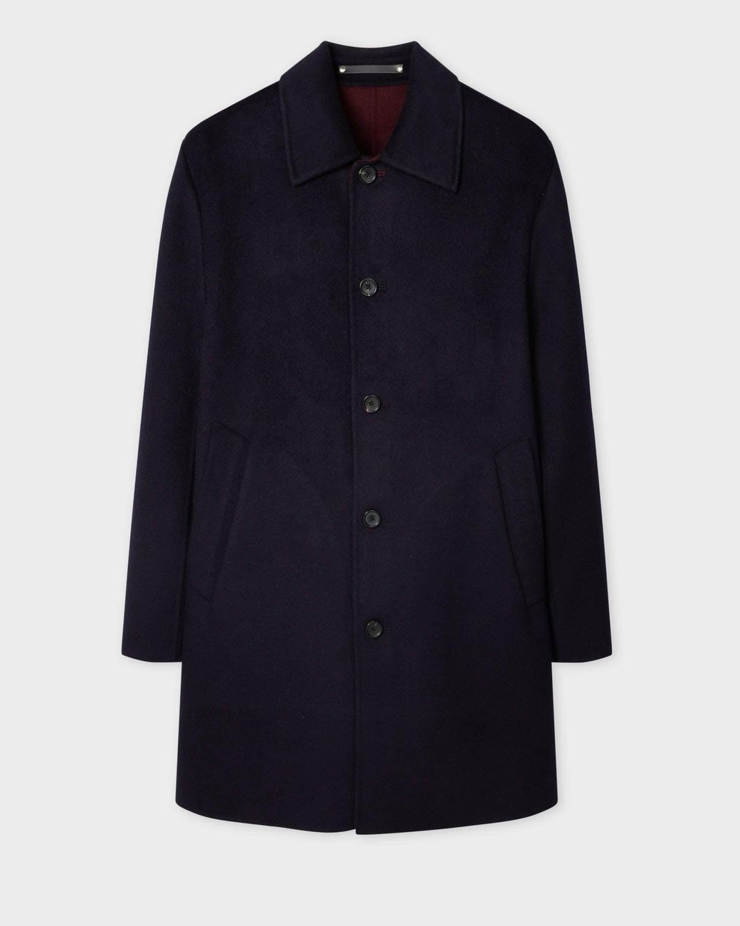 Paul Smith Blue Ps Double-Face Wool-Blend Overcoat for men