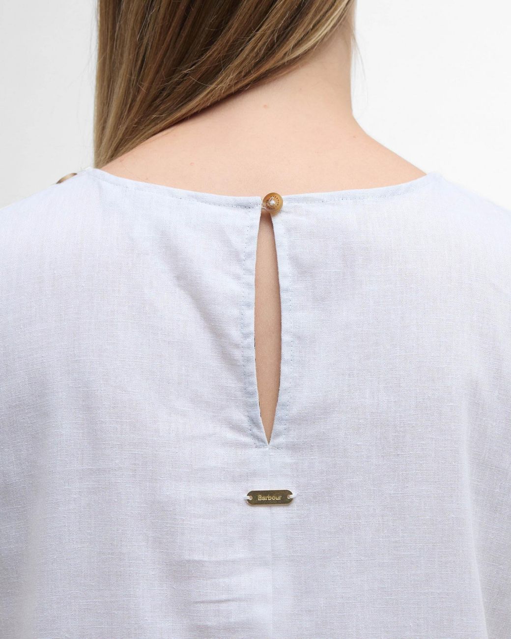Barbour White Lucy Mini Dress