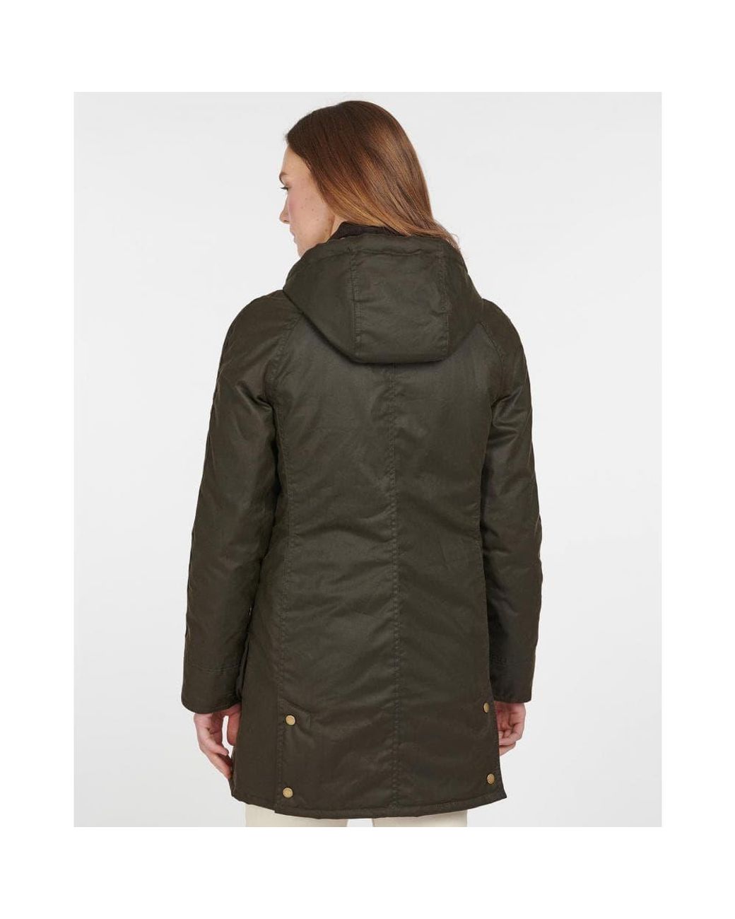 Barbour Bower Wax Jacket in Olive (Green) | Lyst