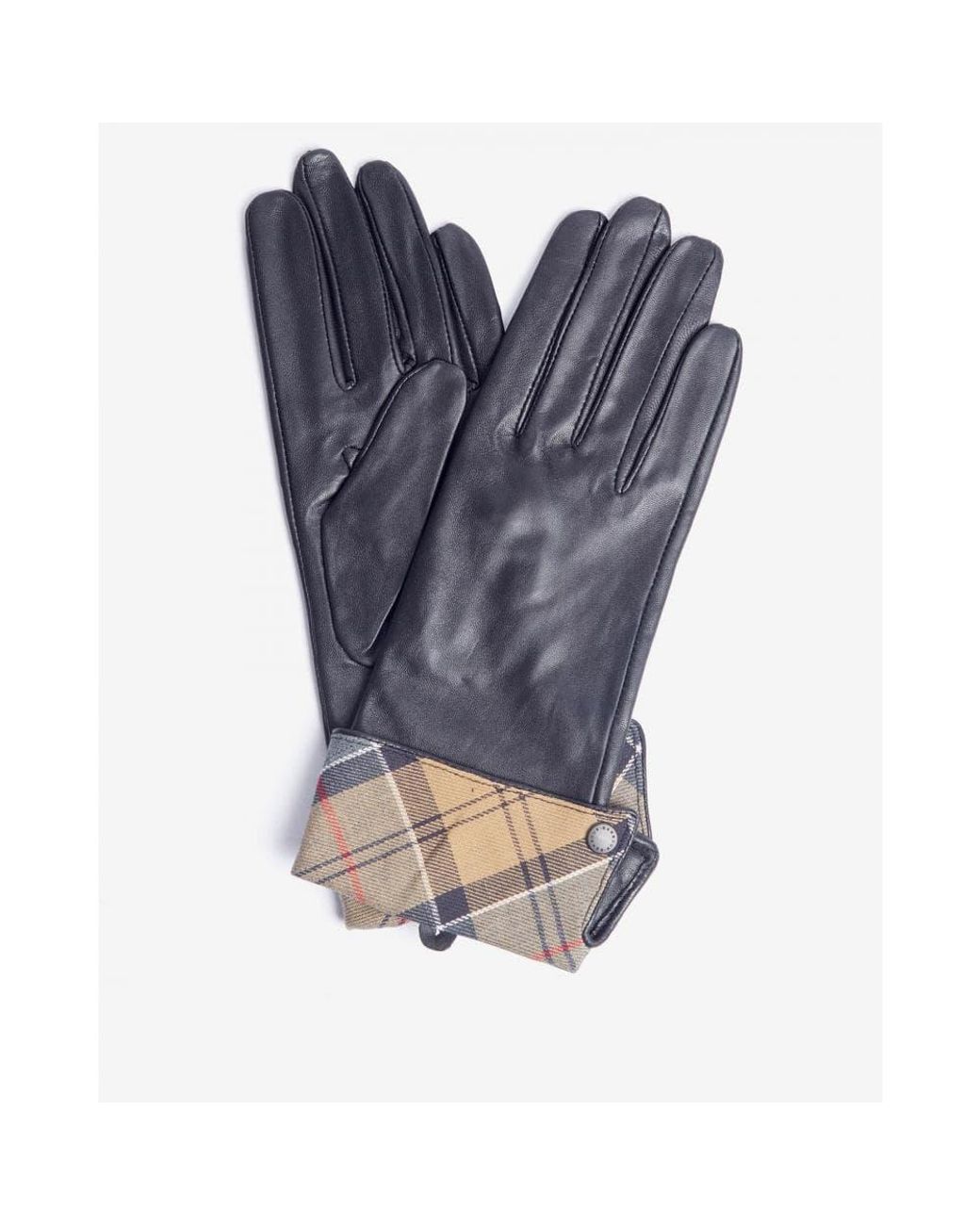 Barbour Lady Jane Leather Glove in Blue Lyst