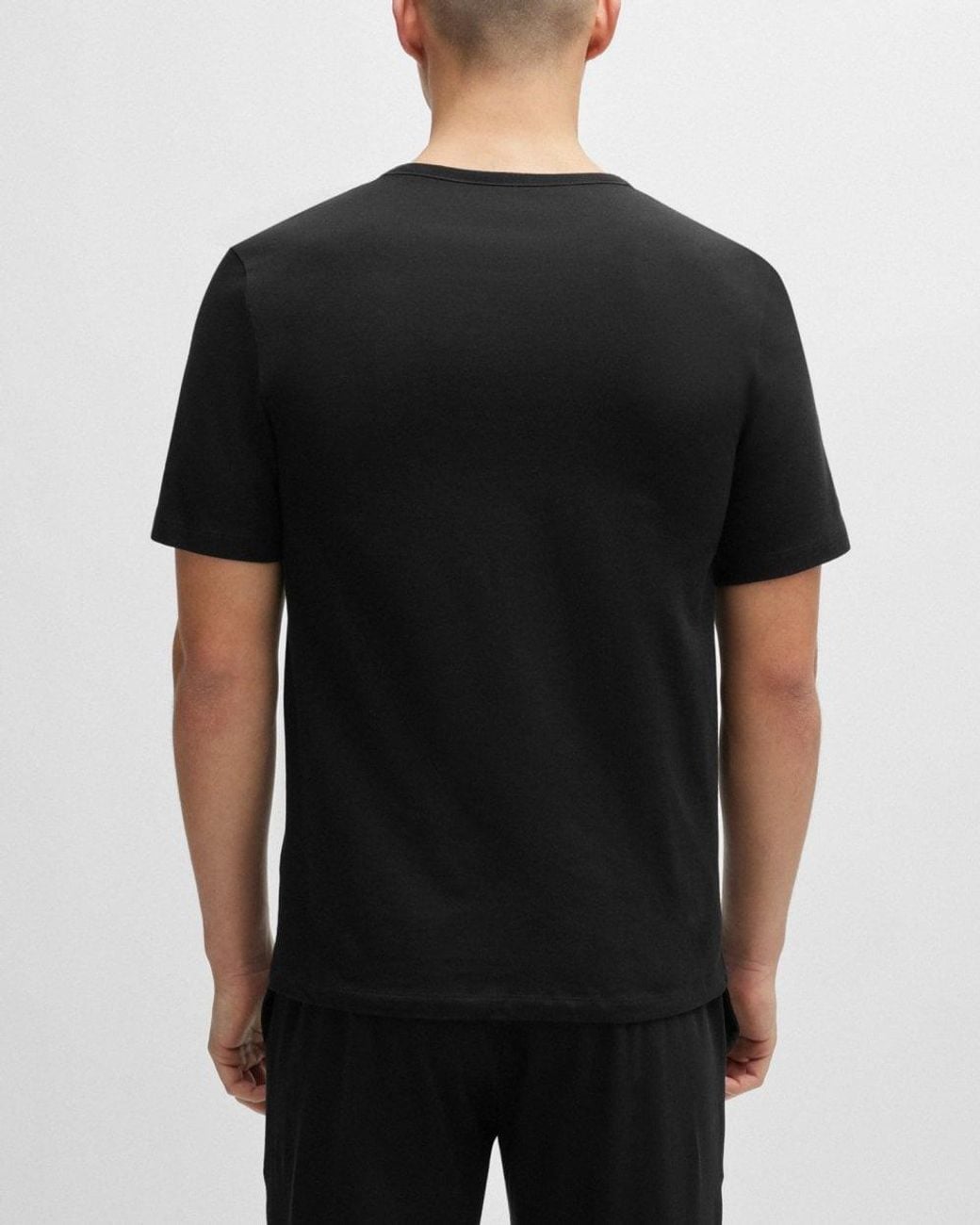 HUGO Black Three-Pack Of Underwear T-Shirts for men