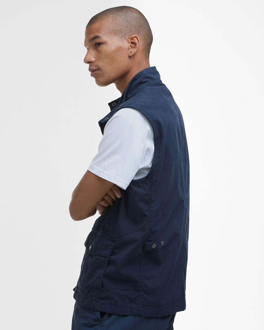Barbour Blue Corbridge Casual Gilet for men