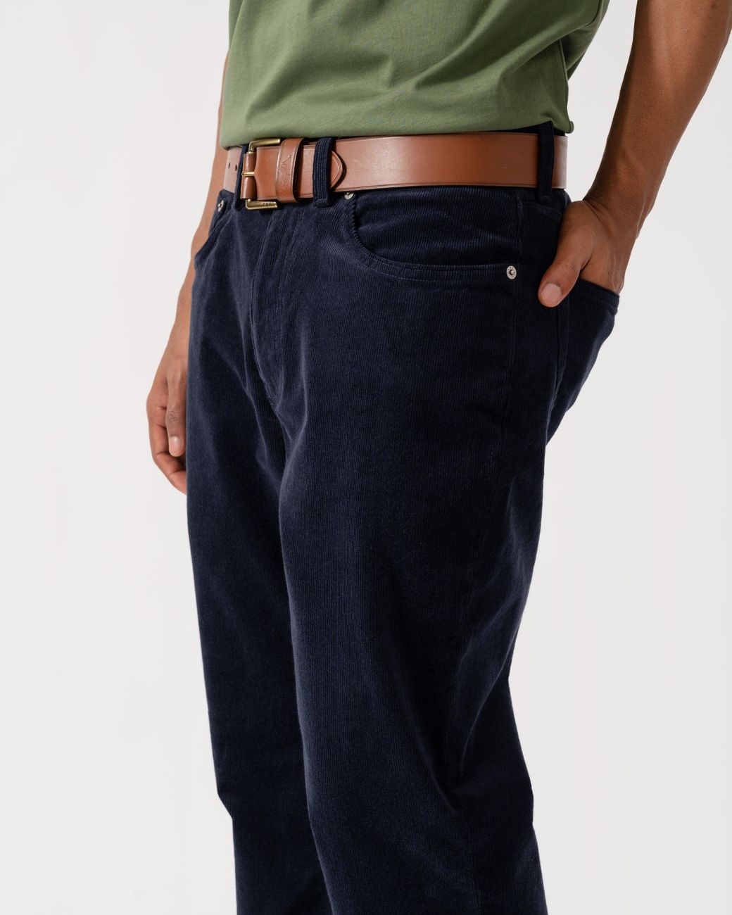 Gant Blue Regular Fit Cord Jeans for men