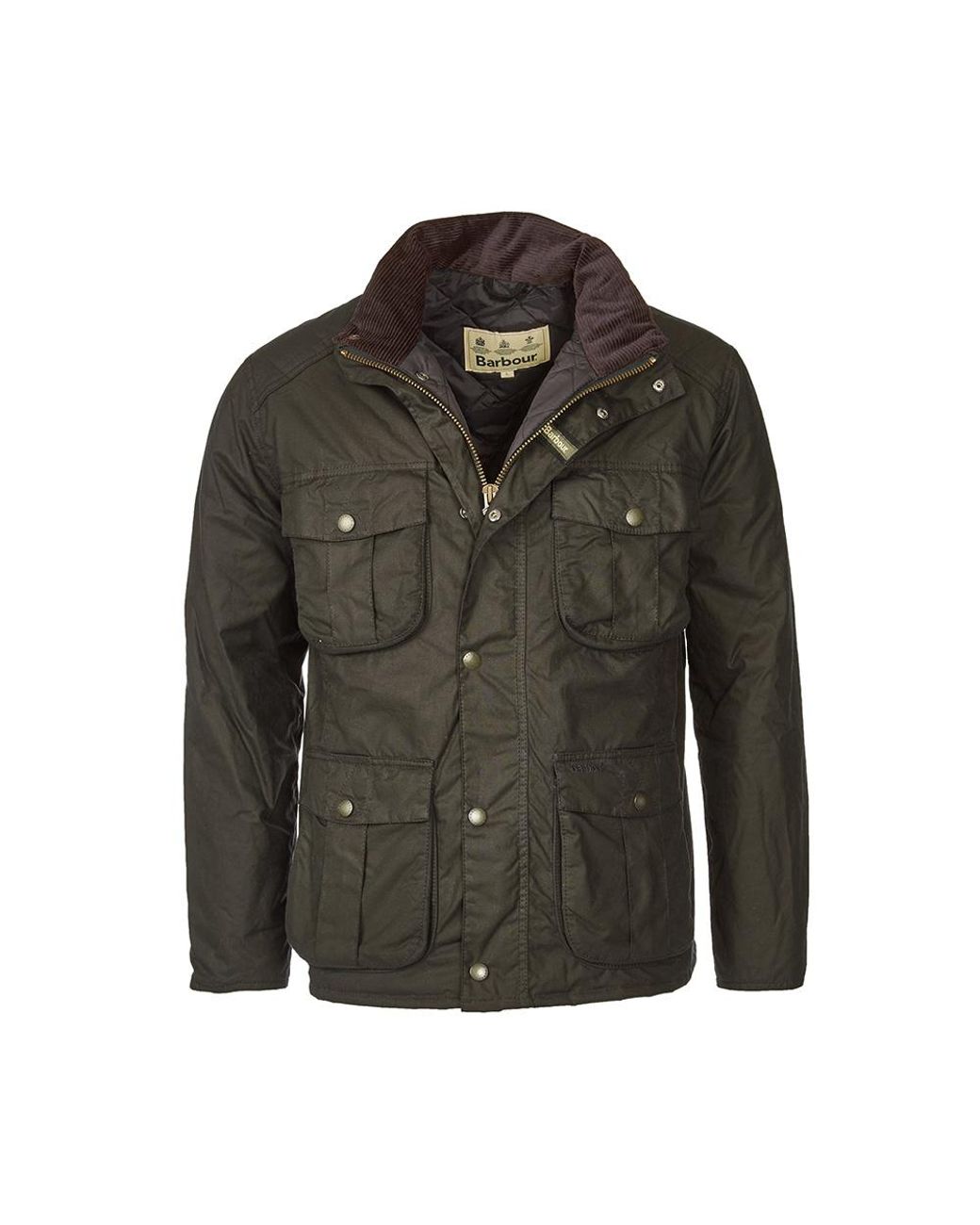 opvolger diepte Verzending Barbour Winter Mens Utility Wax Jacket in Green for Men | Lyst