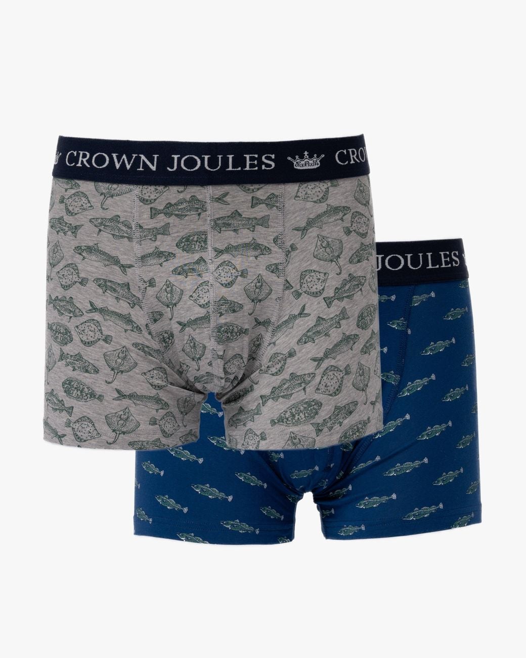 Joules Blue 2 Pack Crown Boxers for men
