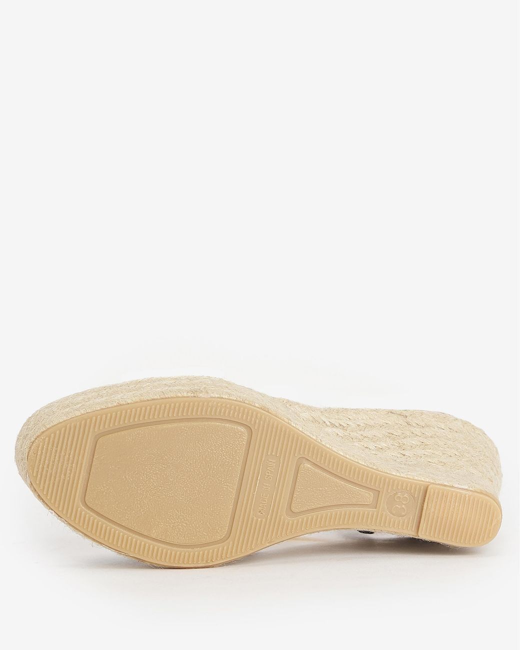 Barbour Blue Lucia Wedge Espadrilles