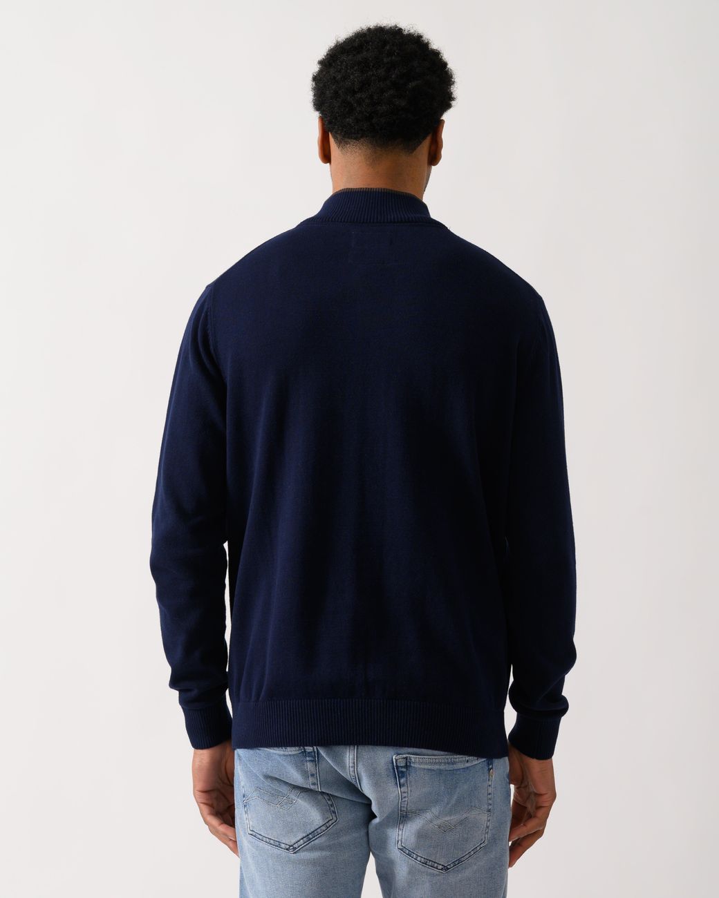 Joules Blue Hillside 1/4 Zip Jumper for men