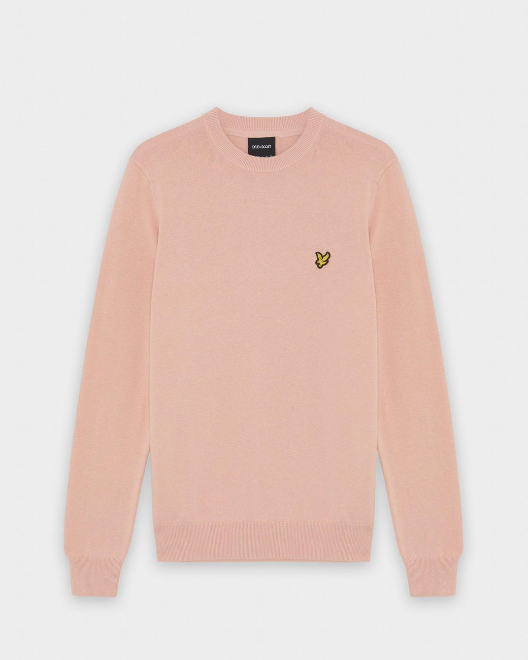 Lyle & Scott Pink Cotton Crew Neck Jumper for men
