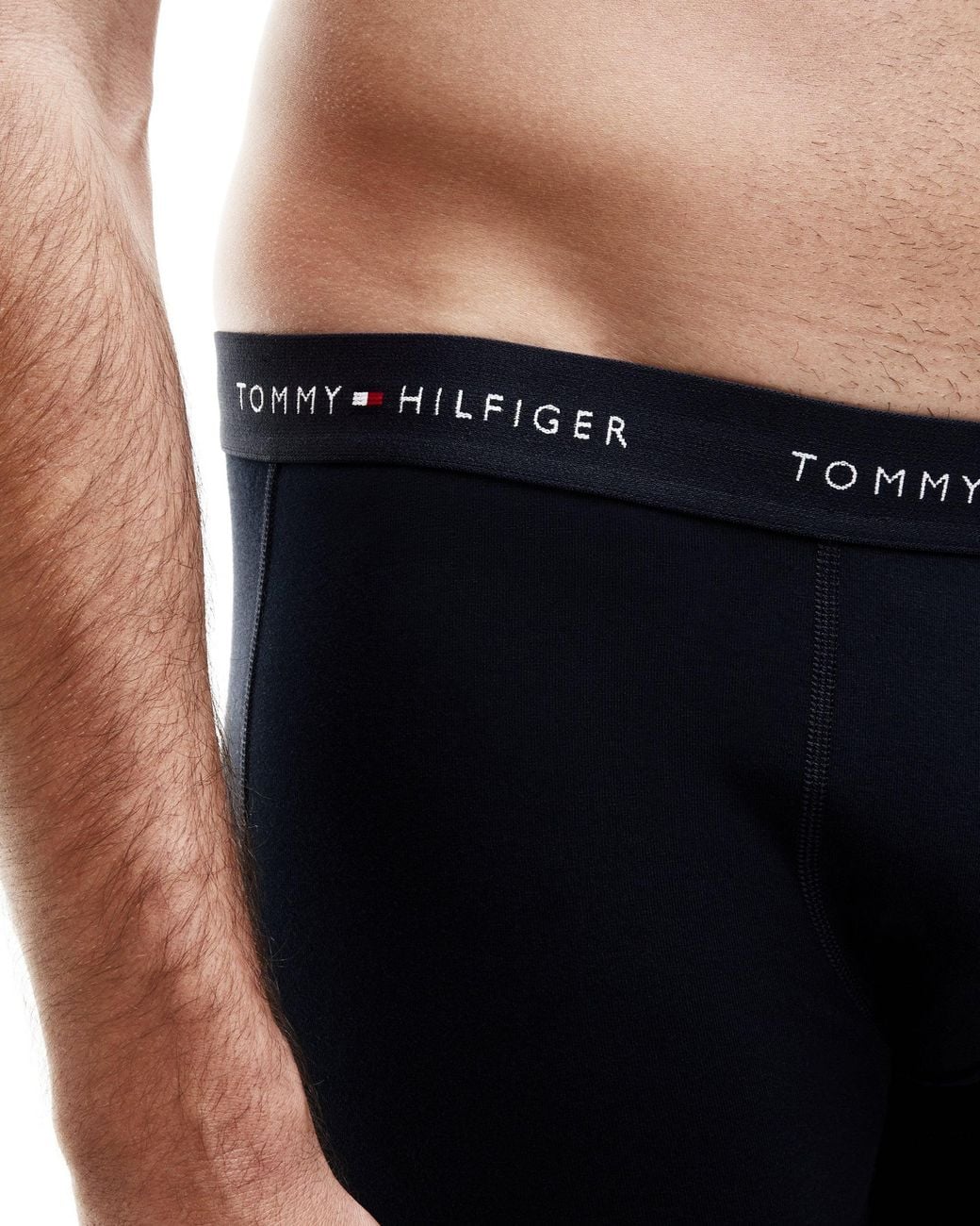 Tommy Hilfiger Blue 3-Pack Logo Waistband Trunks for men