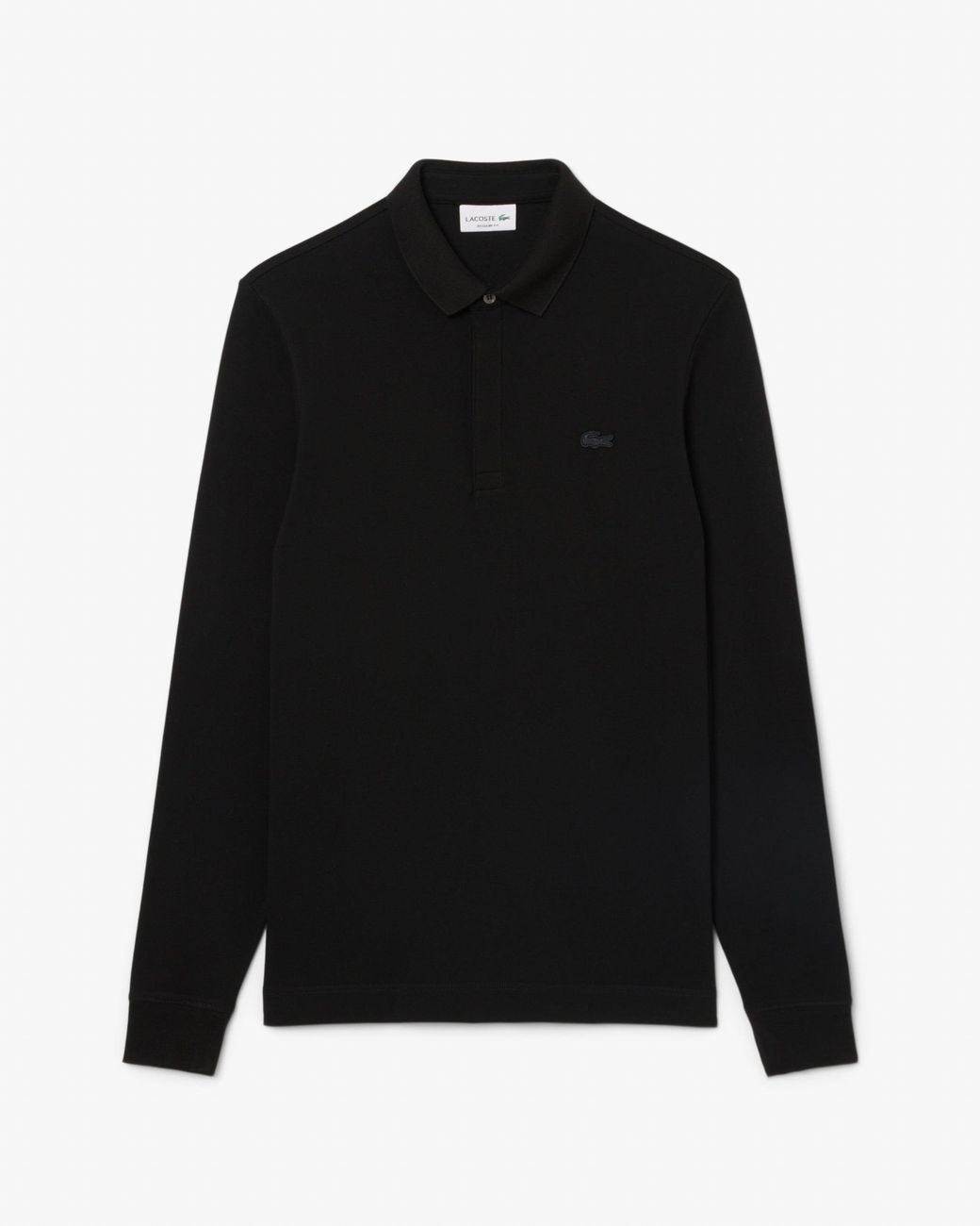 Lacoste Black Long Sleeve Polo Ph2481-00 031, Size: L for men