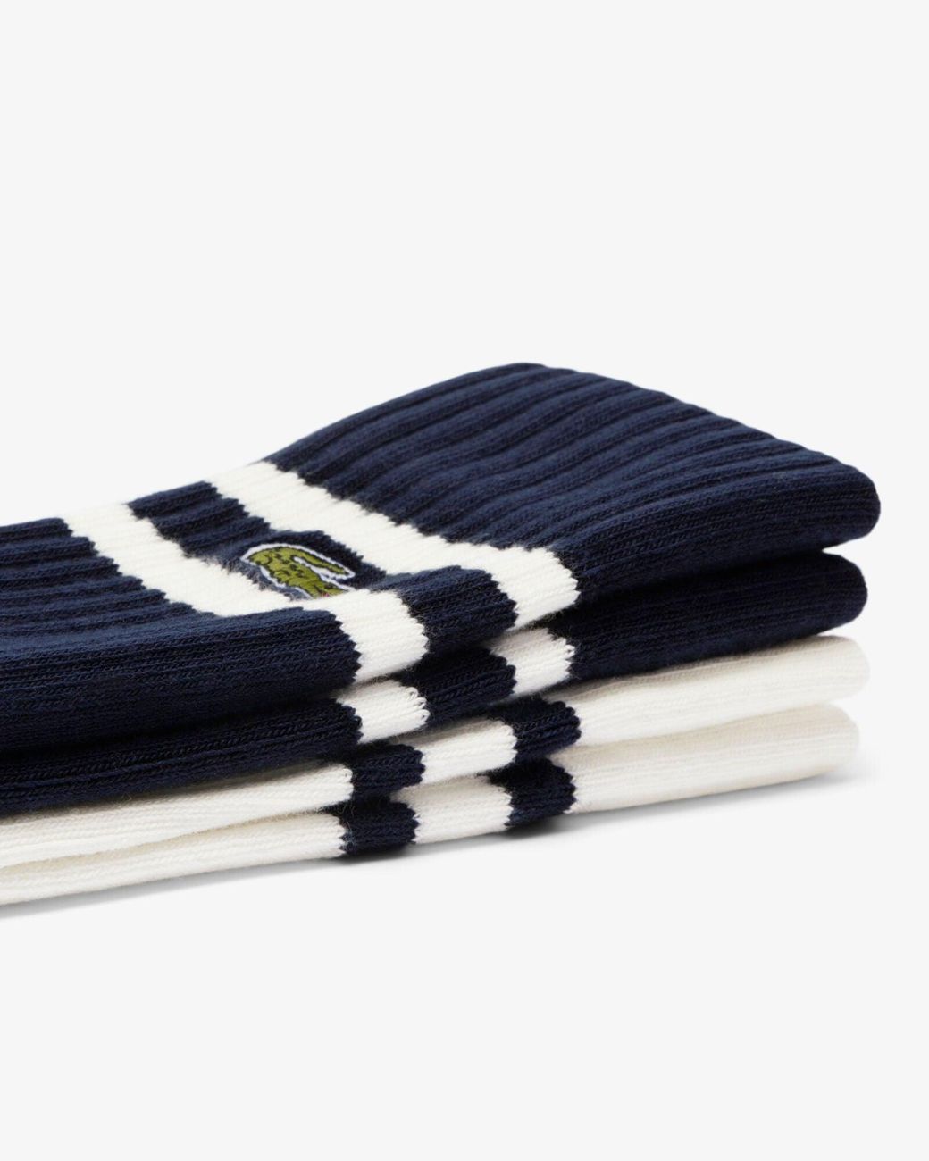 Lacoste Blue Ribbed Socks for men