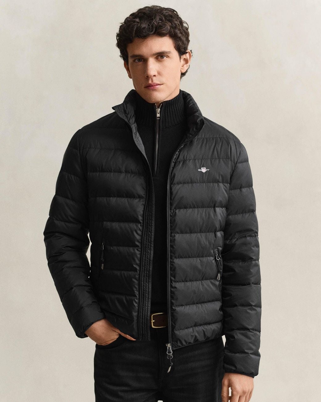 Gant Black Light Down Jacket for men