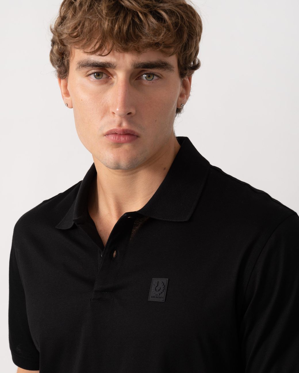 Belstaff Black Steel Polo Shirt for men