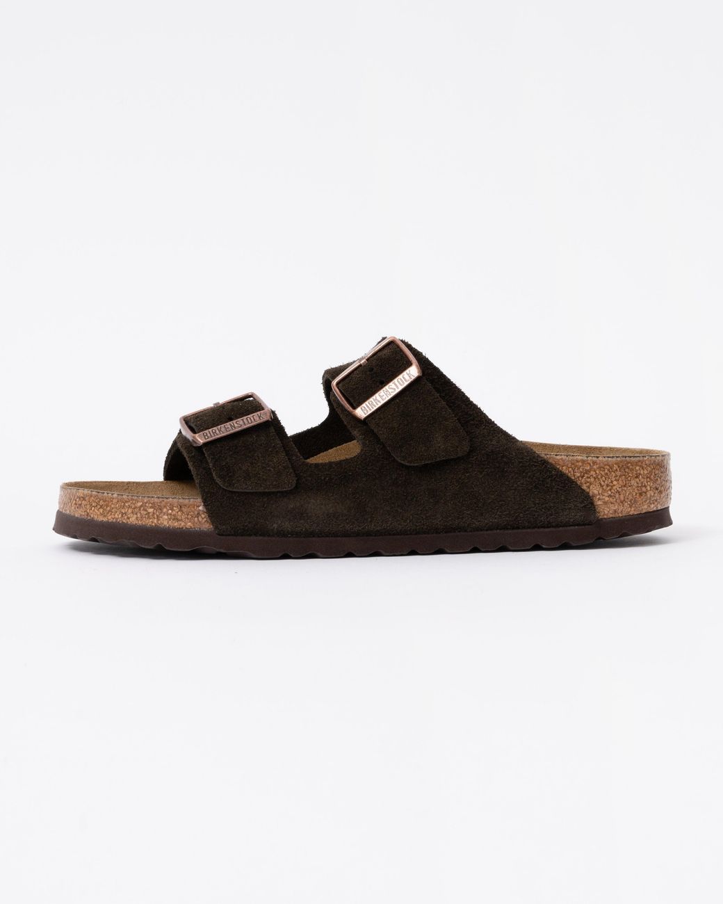 Birkenstock Brown Arizona Suede Leather Sandals