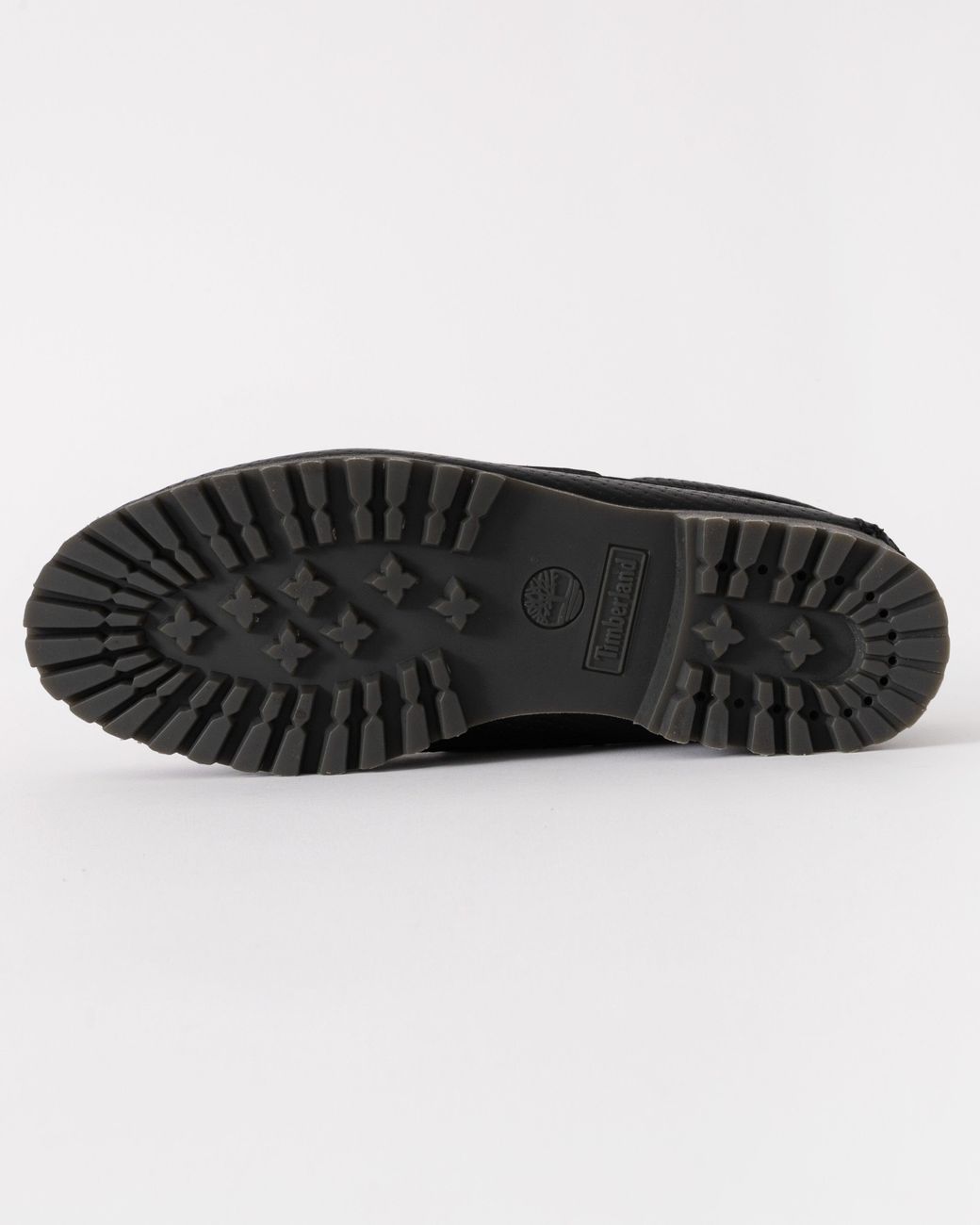 Timberland Black Authentic Full Grain Leather Boat Shoe for men