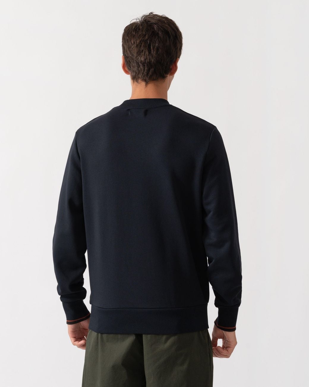 Fred Perry Blue Crew Neck Sweatshirt for men