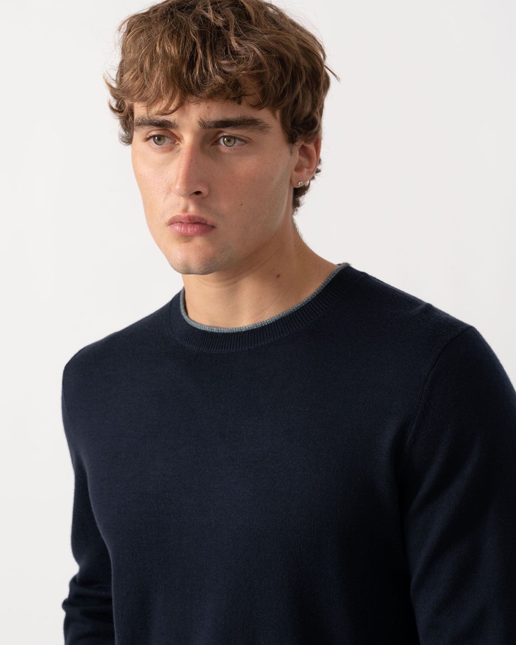 Paul Smith Blue Ps Plain Crew Neck Sweater for men