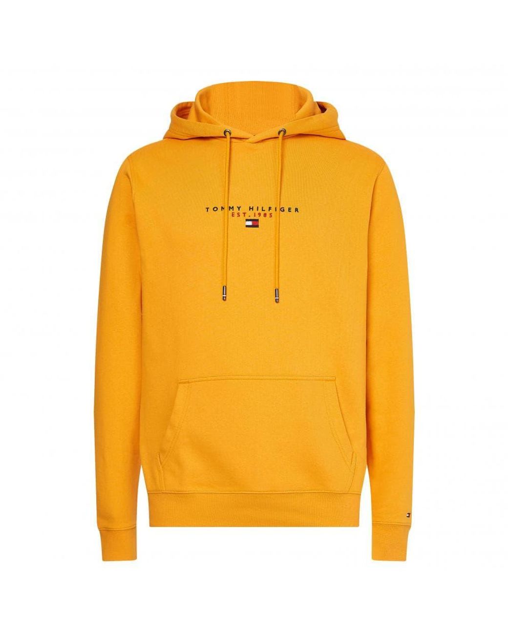 yellow tommy hilfiger hoodie mens