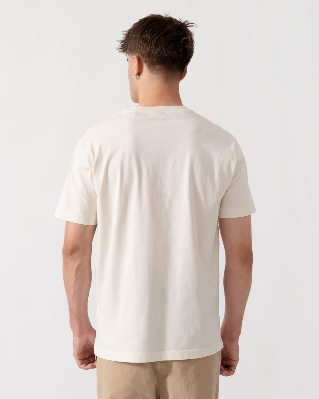Gant White Logo Graphic Short Sleeve T-Shirt for men