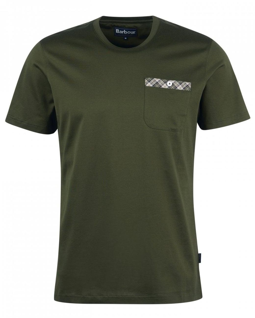 Barbour Green Durness Pocket T-Shirt Size: M for men