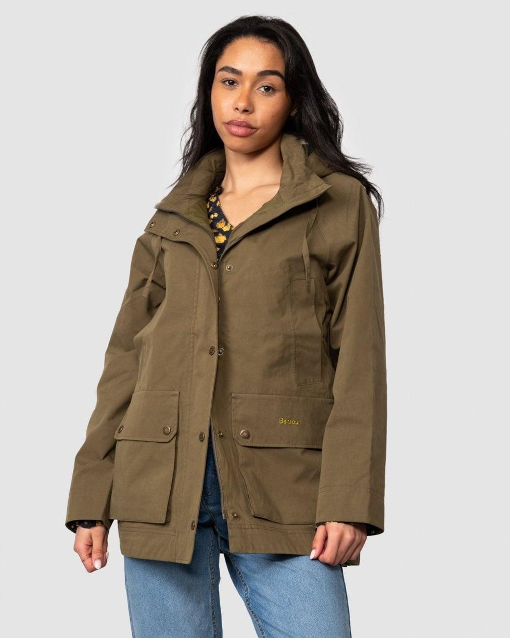 [Sonota] Denham LOWLAND JACKET WNO Cotton Lowland Jacket Coat Navy XS [Used] [Authenticated and Guaranteed Authentic] 194225